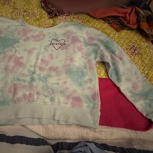 Justice Pastel Tie-Dye Sweatshirt